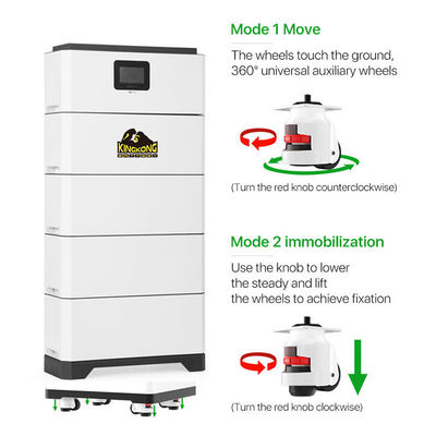 Conexão de rede híbrida inversor amplamente combinado LFP modular empilhado bateria de alta voltagem Sistema de armazenamento de energia doméstica 15-40