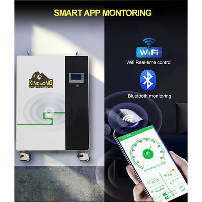 51.2V Bateria de lítio de armazenamento de energia montada na parede 48V 340Ah Lipo4 60kW