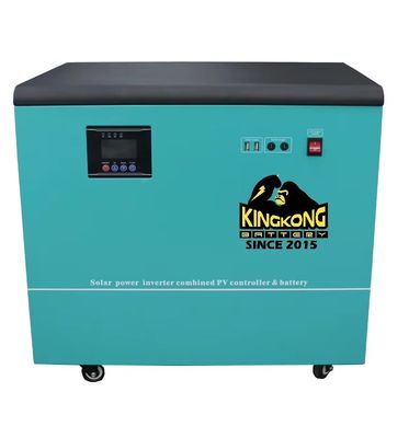 Sistema de armazenamento de energia solar doméstica de 10 kW com gerador de 12 V e bateria de lítio de 48 V 200ah