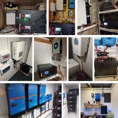 OEM 51.2V 15Kwh Inverter Solar LFP4 LiFePO4 Bateria 48V 300Ah para Paralelo Max 32 Paralelo