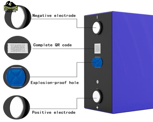 280Ah 314Ah Prismatic LiFePO4 Battery Cell para soluções de armazenamento de energia solar OEM