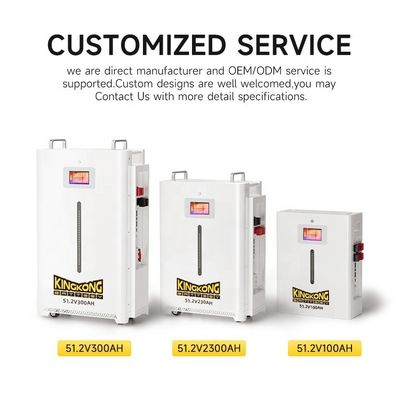 Bateria solar Lifepo4 48V 100Ah 200Ah 280Ah