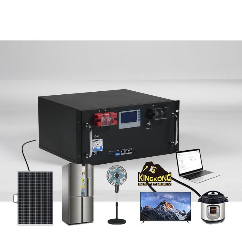 LiFePO4 280Ah 48V Bateria de lítio montada em rack 14Kwh para sistema de armazenamento de energia solar doméstico
