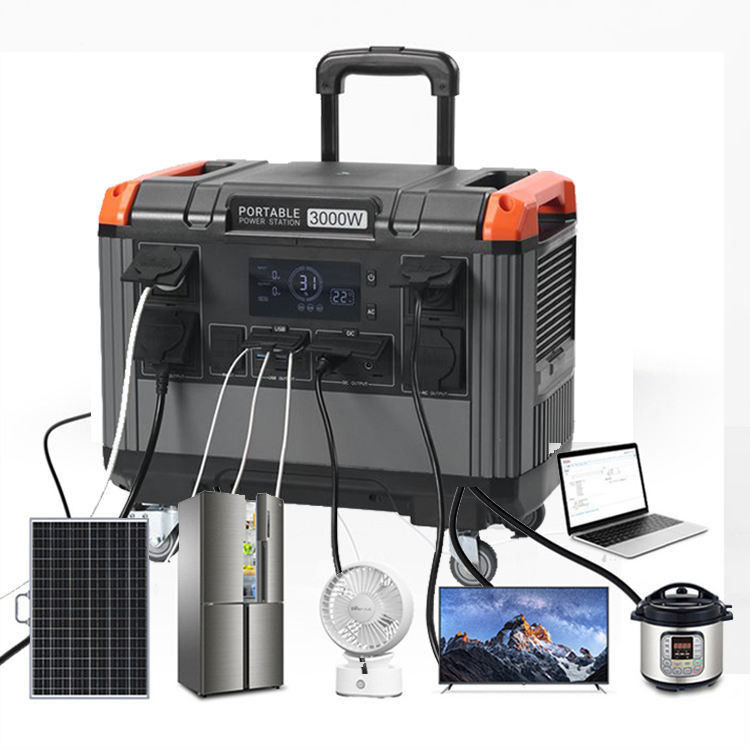Gerador solar portátil com 200W de saída Voltagem de saída MAX 250W KKH-Veículo montado