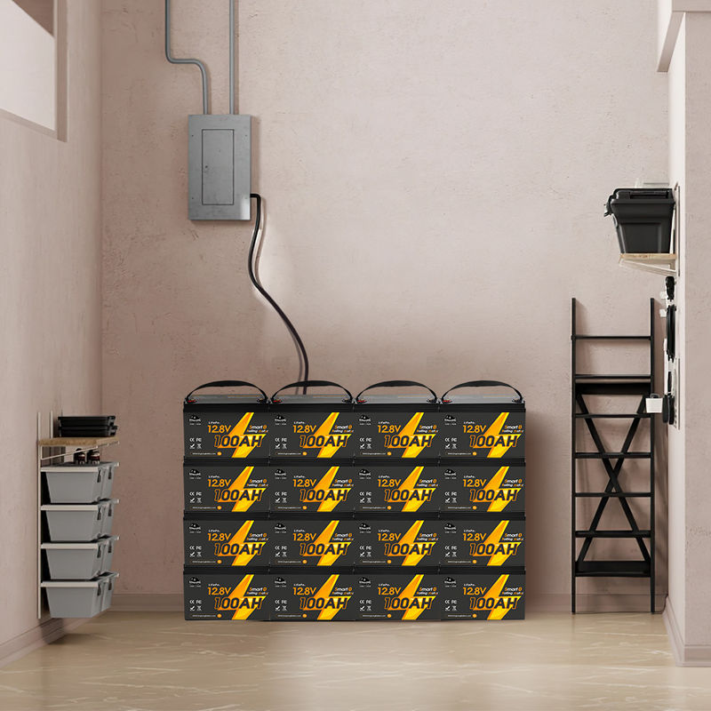 12V 12.8V 24V 48V Volt 100Ah 120Ah 200Ah 300Ah 400Ah Recarregável Lifepo4 Deep Cycle Li Lithium Ion Battery Pack Selado