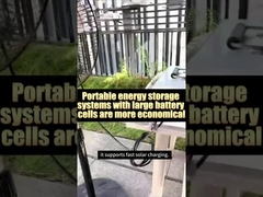 Os sistemas portáteis de armazenamento de energia com baterias são fáceis de transportar e têm uma grande capacidade