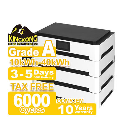 Casca de metal Íon de lítio 51.2V Sistema de armazenamento de bateria de energia solar para uso doméstico comercial 10kwh