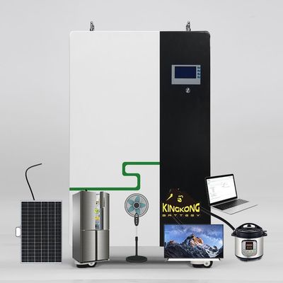 Mural montado 51.2V 48V 280Ah 304Ah Bateria de lítio armazenamento para sistema solar off-grid