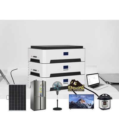 51.2V 100Ah 200Ah 300Ah LiFePO4 Bateria 5Kwh 10Kwh 15Kwh Empilhável para armazenamento solar