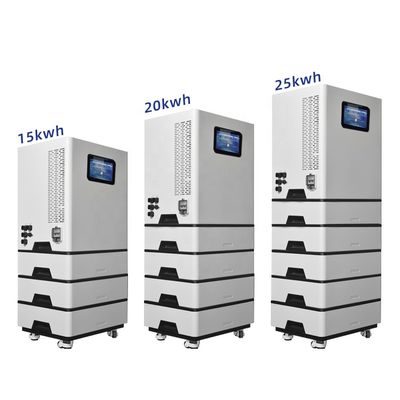 Conexão à rede híbrida Bateria de armazenamento de energia inteligente empilhada 10kw 15kw 20kw 30kw 35kw