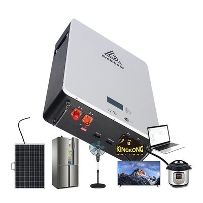 Sistemas de energia elétrica Bateria de íons de lítio de 48V 200Ah Baterias LiFePo4 para armazenamento de energia solar