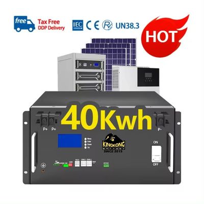 200ah Baterias de lítio BMS para sistema de energia solar células prismáticas recarregáveis 51.2V