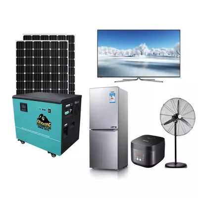 Sistema de armazenamento de energia solar doméstica de 10 kW com gerador de 12 V e bateria de lítio de 48 V 200ah