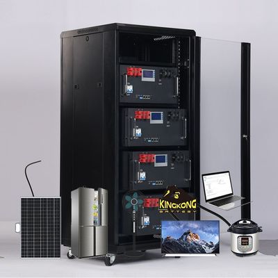 Dimensão personalizada 48v Bateria de lítio montada em rack para solução de armazenamento de energia solar em rack doméstico