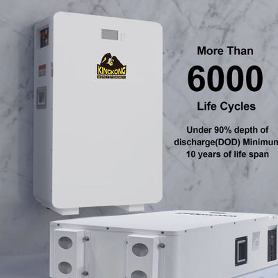 51.2V 48V Sistema de armazenamento de energia solar doméstica Bateria de íons de lítio 100Ah 200Ah 5Kwh 10Kwh