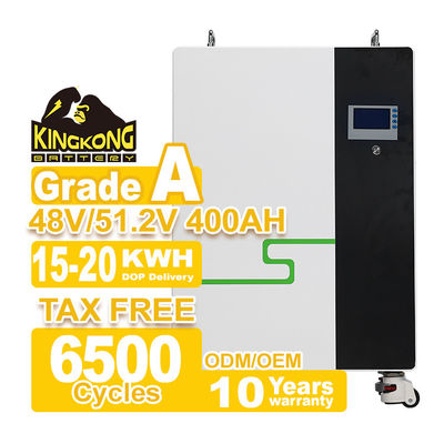 20kw 10kw 5kwh Lifepo4 Armário de armazenamento de energia solar com inversor e bateria BMS Lifepo4
