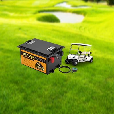 51.2V 105Ah Carrinhos de Golf Bateria Car Lifepo4 Recarregável Pack com OEM / ODM serviço
