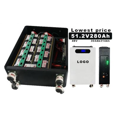 24V 48V 230AH 280AH 16s Caixa de bateria DIY para Customizado Caixa OEM 15kwh Lifepo4 Bateria