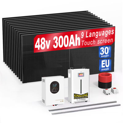 10 12 15Kw Baterias solares Sistema de armazenamento de energia de energia elétrica doméstica com Lifepo4 Bateria Pack Storage Making Generadores